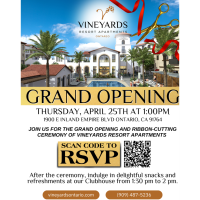 Vineyards Resort Apartments Ontario Grand Opening!