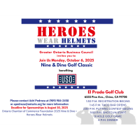 Heroes Wear Helmets-Golf Event