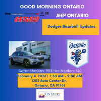Good Morning Ontario-Dodger Baseball Updates