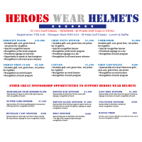 Heroes Wear Helmets Golf Tournament
