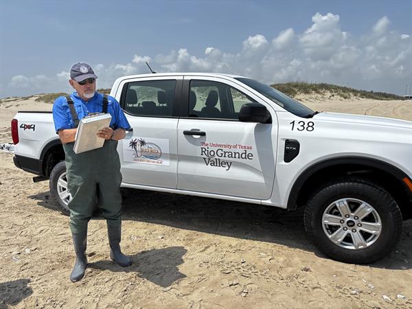 Texas Beach Watch lab technician. 