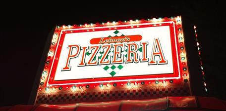 Leimon's Pizzeria, Big Tex Funnel Cake Leimon's Pizzeria, Big Tex Funnel Cake