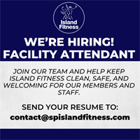 Facility Attendant – Island Fitness