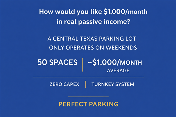 Perfect Parking: fully managed parking revenue with no upfront cost.