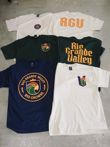 Fan merch for RGV Red Crowns