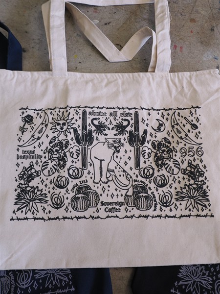 Tote bags for Sovereign Coffee