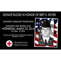 Bert E Hoyer Memorial Blood Drive