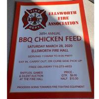 POSTPONED - 38th Annual Ellsworth Fire Department Chicken Feed