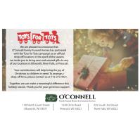 Toys for Tots Drop Off Location - O'Connell Family Funeral Homes