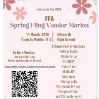 Spring Fling Small Business Vendor Market - sponsored by Ellsworth FFA