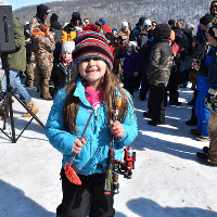 Annual Family Fun Ice Fishing Contest - sponsored by the Ellsworth Funsters