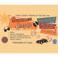 Summper Hoopla - sponsored by the Friends of the Pierce County Fair
