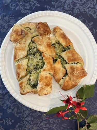 Feta, Artichoke and Spinach Pastry