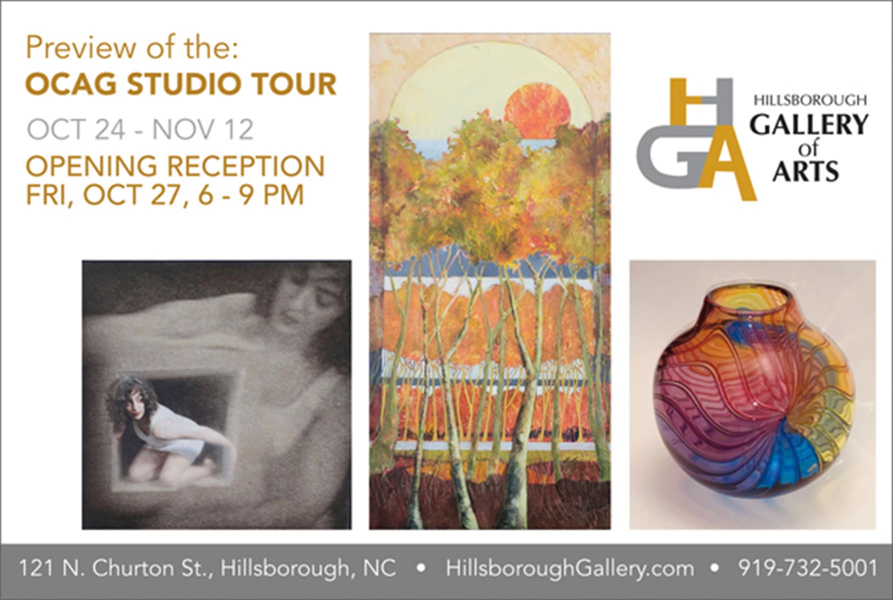 Orange County Artists Guild Open Studio Tour Preview Show Nov 2, 2023