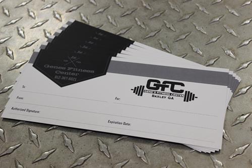 Gift Certificates always available for purchase