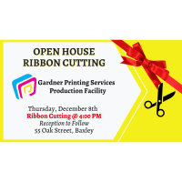 Gardner Printing Services Production Facility Ribbon Cutting