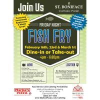 St Boniface Friday Night Fish Fry