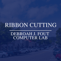 Ribbon Cutting for the Deborah J. Fout Computer Lab at the Homewood Library