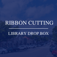 Ribbon Cutting for Library Drop Box in West Homewood