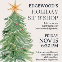 Edgewood Tree Lighting and Sip & Shop