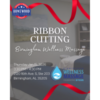 Ribbon Cutting for Birmingham Wellness Massage