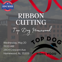 Ribbon Cutting for Top Dog Homewood