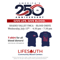 LifeSouth Blood Drive - Shades Valley YMCA Fundraiser