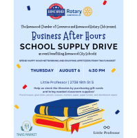 Business After Hours: School Supplies Drive at Little Professor