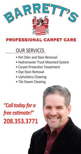 OWNER- PROFESSIONAL TRUCK MOUNTED CARPET CLEANING SERVICE