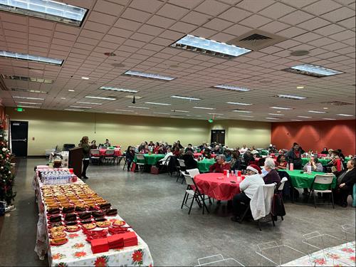 Christmas dinner hosted by AARP, Nampa Hispanic Cultural Center