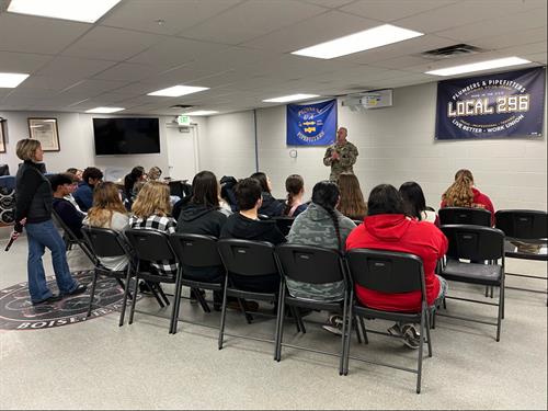 High School Field trip to Gowen Field and local trade schools