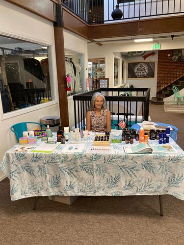 doTerra Essential Oil Display at Oaks Brothers Gallery, Indian Creek Plaza