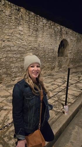 Visiting the Alamo in San Antonio