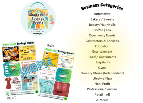 Shop Local Savings Sheets