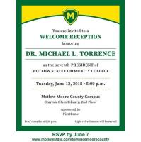 Welcome Reception: MSCC President Dr. Michael L. Torrence