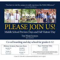 The Webb School Visitors' Day