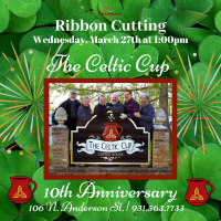 Ribbon Cutting: The Celtic Cup