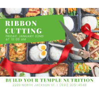 Ribbon Cutting: Build Your Temple Nutrition