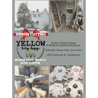 Ribbon Cutting: Yellow Tulip Designs