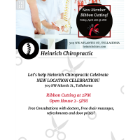New Member Ribbon Cutting:Heinrich Chiropractic