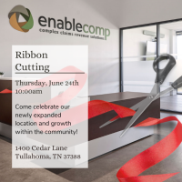 Ribbon Cutting: EnableComp Expansion