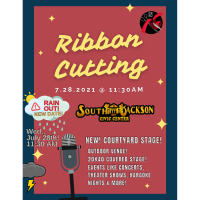 Ribbon Cutting: SJCC Courtyard Stage