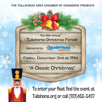 66th Annual Tullahoma Christmas Parade sponsored by Stan McNabb Automotive 