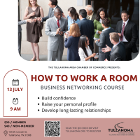 How to work a Room: Business Networking Course