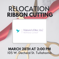 Ribbon Cutting: Nature's Elite Relocation