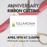 Anniversary Ribbon Cutting: Tullahoma Chiropractic Center