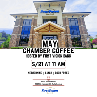 May Chamber Coffee Sponsored by First Vision Bank