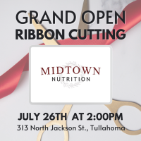 Grand Open Ribbon Cutting:Midtown Nutrition