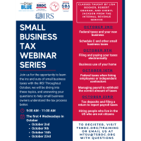 Small Business Tax Webinar Series