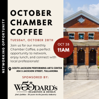 October Chamber Coffee Sponsored by Woodard's Diamonds and Design